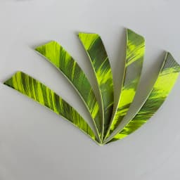 50pcs 3/4/5inch Archery Arrow Feather Fletching Ink Painting High Quality Real Archery Fletches Bow And Arrow Accessories