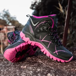 Winter Women Hiking Boots Non-Slip Outdoor Trekking Shoes Plush Warm Ankle Boots For Mountain Camping Backpacking