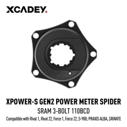 XCADEY XPOWER-S Road Bicycle Bike MTB Spider Power Meter For SRAM ROTOR RaceFce Crank Chainring 104BCD 110BCD