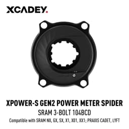XCADEY XPOWER-S Road Bicycle Bike MTB Spider Power Meter For SRAM ROTOR RaceFce Crank Chainring 104BCD 110BCD