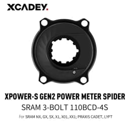 XCADEY XPOWER-S Road Bicycle Bike MTB Spider Power Meter For SRAM ROTOR RaceFce Crank Chainring 104BCD 110BCD