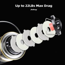 MIFINE-AURORA Powerful Fishing Reel, Spinning Reel 5.2:1/4.7:1, Spare Spool, Saltwater, Freshwater, Carp Fishing, 7 + 1BB