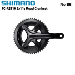 Shimano RS510 Crankset 22s 165MM 170MM 172.5MM 175MM 50-34T 2x11Speed Road Bike Chainwheel Black Crank Double Chainring