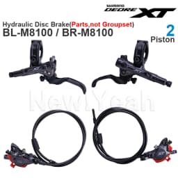 SHIMANO DEORE XT M8100 Hydraulic Disc Brake 2-Piston BL-M8100 Brake Lever BR-M8100 Brake Caliper Parts Original