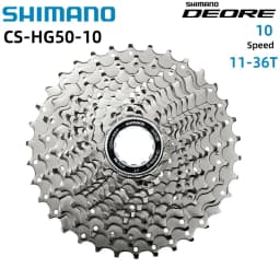 Shimano DEORE HYPERGLIDE CS-HG500 10 Speed Road Cassette 12-28T 11-25T/32T/34T CS-HG50-10 11-36T MTB Cassette Sprocket Freewheel