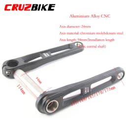 CRUZbike Children's Folding Bike Crankset Kid's Bicycle Hollow Tech Crank Ultralight  127/140/150mm