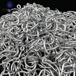 50-500pcs Wholesale Stainless Steel Barbed Eyed Fishhooks Circle Fish Hook Tuna Bait Jig Single Jigging Ocean Sea Fishing Pesca