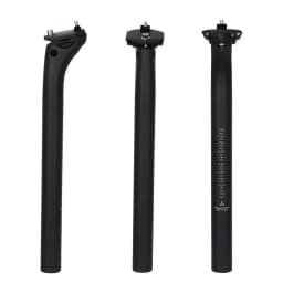 ELITAONE MTB Carbon Seat Post 20mm Offset 25.4-31.6mm Clamp 350-450mm Length Mountain/Road Bike Seatpost Lightweight Design