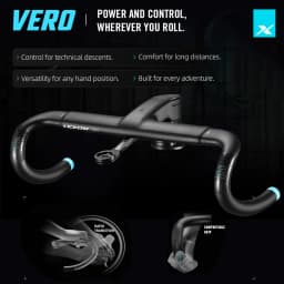 LEXON VERO Full Carbon Road Bike Handlebar Full Inner Cable Urltra-Light Bicycle Racing Handlebars Cycling Product Accessories