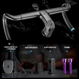 LEXON VERO Full Carbon Road Bike Handlebar Full Inner Cable Urltra-Light Bicycle Racing Handlebars Cycling Product Accessories