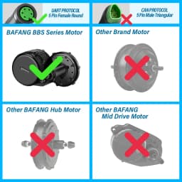 Bafang Display BN136 SW102 LCD Electric Bicycle Intelligent Instrument Display For Bafang Motor BBS01 BBS02 BBSHD