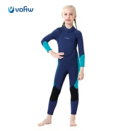 Children's 2mm 3mm Neoprene Wetsuit One-piece Long Sleeve Diving Suit Cold Proof Sunscreen Surfing Swimming Snorkeling Swimsuit