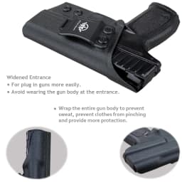 S&W SD9VE SD40VE Holster IWB Kydex Holster Custom Fit:SD9 VE / SD40 VE Pistol - Inside Waistband Concealed Carry