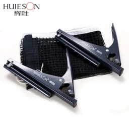 Original Huieson Clip-on/screw Type Table Tennis Mesh Net Professional Ping Pong Table Net Rack Kit Accessories Clamp Types