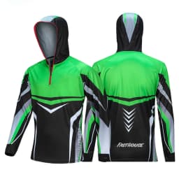 Fishing Hoodie Anti-UV Sunscreen Sun Protection Clothes Fishing Shirt Breathable Quick Dry Fishing Jersey Hooded Sportswear