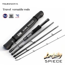 TSURINOYA LURE VALLEY Travel Rod 5 Section Expedition Fishing Rod 1.98m 2.08m 2.28m 2.44m 2.7m FUJI Guide Spinning Casting Rod