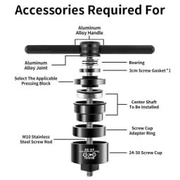 MUQZI Bottom Bracket Bike Tool Bicycle Bottom Bracket Install and Removal Tool Bearing Remover For Bike Parts