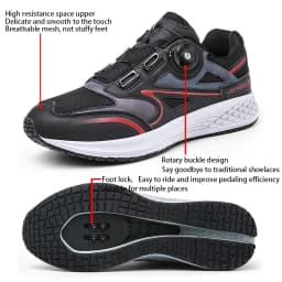 Mtb Cycling Shoes Men 2024 Flat Bottom Dirt Bike Race Mountain Footwear Bicycle Indoor Cleats Lock Cleat Trekking Cycling Sneake