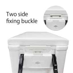 ZYZHE 45L Fishing Tackle Box Large Capacity Telescopic Drawbar Design with Wheel Keep Temperature Fishing Tackle Storage Case