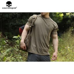 Emersongear Blue Label Tactical Short Sleeve Mandrill Functional Shirts Outdoor Daily Sports T-shirt Combat Fitness EMB9588