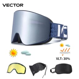 VECTOR Ski Goggles Snowboard Anti-fog and Anti-ultraviolet Poc Men Women Skiing Eyewear UV400 Snow Protection Glasses Double
