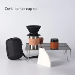 Travel Handmade Coffee Set Outdoor Car Camping Portable Cake Filter Cup Silicone Filter Cup Entry Combination Coffee Maker Sets