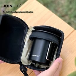 Travel Handmade Coffee Set Outdoor Car Camping Portable Cake Filter Cup Silicone Filter Cup Entry Combination Coffee Maker Sets
