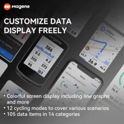 Magene GPS Bike Computer C506 SE Navigation WiFi Speedometer Cycling Digital Stopwatch 2.4 Odometer Bluetooth Ant Indoor