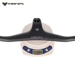 TRIFOX Carbon Fiber MTB Bicycle Integrated Handlebar With Stem -17 Degree 80*740/800mm Mountain Bike Parts