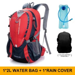 INOXTO 25L Mountaineering Hydrating Backpack Women Cycling Trail Running Backpack Men Marathon Hiking Rucksack 2L Water Bottle
