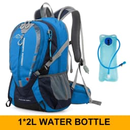 INOXTO 25L Mountaineering Hydrating Backpack Women Cycling Trail Running Backpack Men Marathon Hiking Rucksack 2L Water Bottle