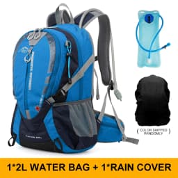 INOXTO 25L Mountaineering Hydrating Backpack Women Cycling Trail Running Backpack Men Marathon Hiking Rucksack 2L Water Bottle
