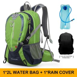 INOXTO 25L Mountaineering Hydrating Backpack Women Cycling Trail Running Backpack Men Marathon Hiking Rucksack 2L Water Bottle