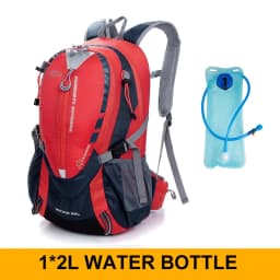 INOXTO 25L Mountaineering Hydrating Backpack Women Cycling Trail Running Backpack Men Marathon Hiking Rucksack 2L Water Bottle
