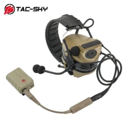 TS TAC-SKY Tactical Bluetooth PTT Adapter & U-174 NATO/Military to Civilian Wiring Adapter For Airsoft Hunting Tactical Headset