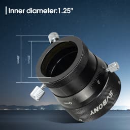 SVBONY 1.25" SV161 Double Helical Focuser for Telescope Guide Scope with SV150 Adapter