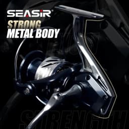 SEASIR Contra Spinning Fishing Reel 2000-6000 5.2:1 Max Drag 15KG/33LB Aluminum Power Handle All Metal Seawater Big Fish Coil