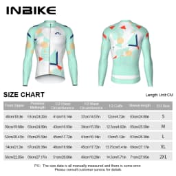 INBIK Long Sleeve Cycling Jersey Men Road Bike Clothing Riding Shirts Quick Bicycle Mountain MTB Jersey Full Zipper with Pockets