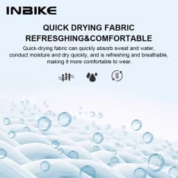 INBIK Long Sleeve Cycling Jersey Men Road Bike Clothing Riding Shirts Quick Bicycle Mountain MTB Jersey Full Zipper with Pockets