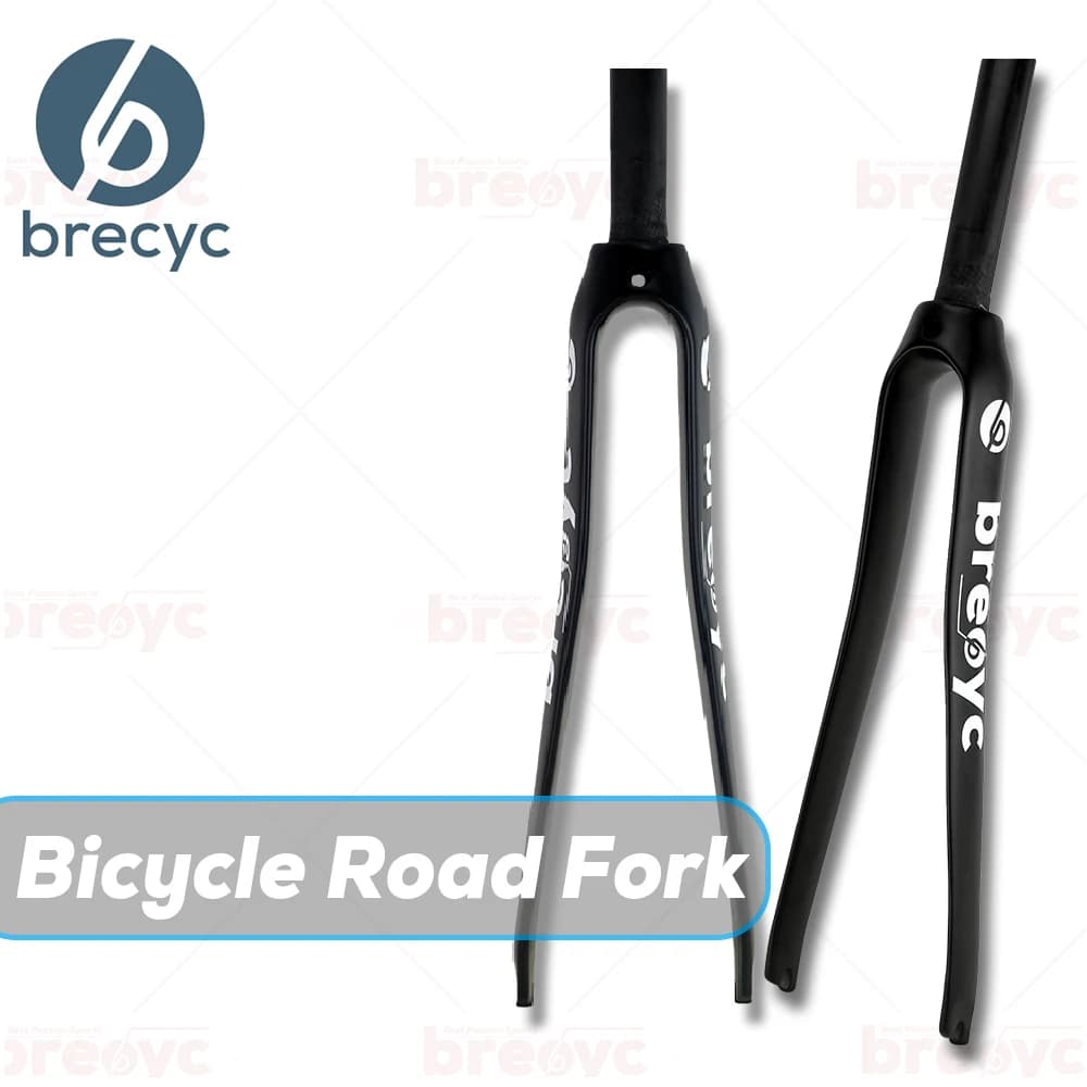 Bicycle Full Carbon Fiber Fork, 700C, 700C, Matte, Cycling Parts, Bike Fork, 420g