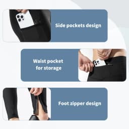 Santic Men's Winter Cycling Long Pants Windproof Keep Warm With Pocket Reflective Cushion MTB Road Bike Riding Trousers