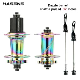 HASSNS PRO7 MTB 36H Hub 32 36 Holes Bearing Bike Freehub Rear Hub Quick Release 32H Four Palin 7 8 9 10 11 12 Speed 6 Pawl Hubs