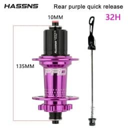 HASSNS PRO7 MTB 36H Hub 32 36 Holes Bearing Bike Freehub Rear Hub Quick Release 32H Four Palin 7 8 9 10 11 12 Speed 6 Pawl Hubs
