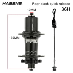 HASSNS PRO7 MTB 36H Hub 32 36 Holes Bearing Bike Freehub Rear Hub Quick Release 32H Four Palin 7 8 9 10 11 12 Speed 6 Pawl Hubs