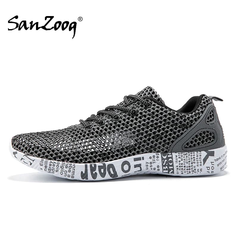 Men Women Barefoot Beach Shoes Water Wading Shoes For Fishing Swimming Aqua Mesh Sneakers Quick-Drying