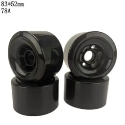 Skateboard Wheel Road Sports Wear-resistant PU Big Wheel Long Board Land Punch Plate Electric Plate Wheel 80mm