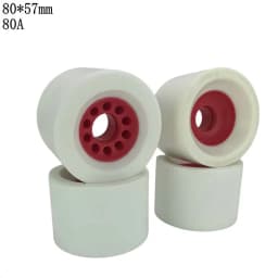 Skateboard Wheel Road Sports Wear-resistant PU Big Wheel Long Board Land Punch Plate Electric Plate Wheel 80mm