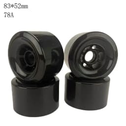 Skateboard Wheel Road Sports Wear-resistant PU Big Wheel Long Board Land Punch Plate Electric Plate Wheel 80mm