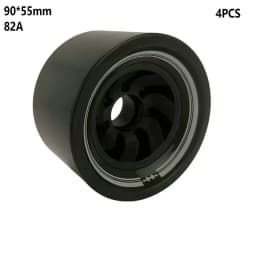 Skateboard Wheel Road Sports Wear-resistant PU Big Wheel Long Board Land Punch Plate Electric Plate Wheel 80mm