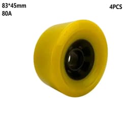 Skateboard Wheel Road Sports Wear-resistant PU Big Wheel Long Board Land Punch Plate Electric Plate Wheel 80mm